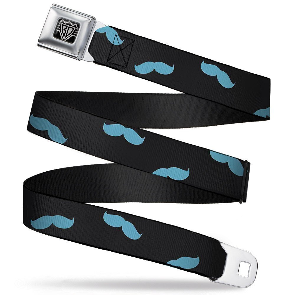 1212 Unisex-Adult's Seatbelt Belt Mustaches Regular, Scattered